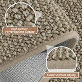 BEQHAUSE 2x3 Entryway Rug Indoor Door Mat Non-Slip Washable, Light Beige