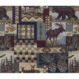 Futon Cover Only UpNorth Premium Fabric Collection Fits 6-8 inch Futon Mattress Full Size (Wildlife Resort)