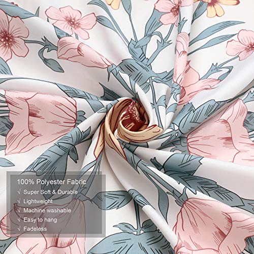 Simpkeely Mandala Floral Medallion Tapestry, Sketched Flower Plant Boho Wall Hanging, Bohemian Tapestries for Bedroom Living Room Dorm Home Décor 59.1 x 80 Inches (RosyBrown)