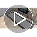 Machine Washable Kitchen Rug 24" x 70", Non Slip Kitchen Mat for Floor, Absorbent Entrance Runner Rug for Bedroom, Hallway, Bathroom, Door (Roll Packing)