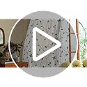AmHoo 2 Panels Embroidered Leaf Pattern Semi Sheer Curtains Foliage Floral Voile Window Draperies Treatment for Bedroom Living Room Rod Pocket White Sage Green 53 x 84 Inch