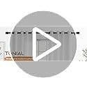 TONIAL Curtain Rod 32 to 58 Inch(2.6 to 4.8 ft), Adjustable Splicing Window Curtain Rods, 3/4 Drapery Rods for Windows 20 to 53 Inch, Decorative Single Rod with Modern Cap Finial, Bronze