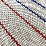UKELER Kids Rug Montessori Mat Children Playing Mat for Nursery Cotton Working Rug Small Hand Woven Rugs, 23.6''×7.8''