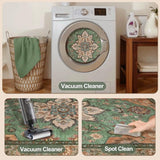 Tangsoo 5x7 Washable Area Rugs for Living Room, Vintage Indoor Non Slip Rug
