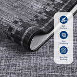 GarveeHome 10x13 Large Area Rug for Living Room Washable Low Pile Carpet