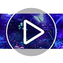 Serborlur Blacklight Fantasy Forest Moon Tapestry UV Reactive Neon Mushroom Butterfly Wall Hanging Galaxy Space Wall Tapestries Aesthetic Nature Landscape Backdrop for Bedroom Living Room Decor (51.2 × 59.1 inches)