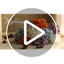 Kisflower Blue Hydrangea Artificial Flowers 6pcs Faux Hydrangea Flowers, Fake Flowers for Table Centerpiece, Blue Silk Hydrangea Flowers with Stems for Home Wedding Party Decor