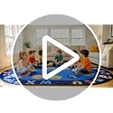 lotoo Classroom ABC Rug, Kids Rugs for Playroom, Preschool Educational Carpet for Learning Alphabet Animals Words Numbers, Kids Daycare Nursery Play Mat for Toddlers Children Bedroom Playroom