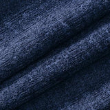 MIULEE Decorative Throw Pillow Covers 18x18 Pack of 2 Navy Blue Couch Pillow Covers Soft Cozy Textured Chenille Pillowcases for Home Decor Sofa Living Room Cushion Bedroom