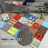 Game Room Rug - Video Game Decor for Boys Bedroom 2'5''x4' Block Theme Carpet Gaming Floor Mat Rugs for Boys Room Decor for Bedroom Living Playroom