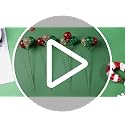 Syhood 12 Set 7.9 Inch Christmas Ball Picks and Sprays Shatterproof Xmas Red Green Gold Ball Ornaments on Wired Picks for Christmas Tree Vase Wreath Stairs Garland Decoration Supplies