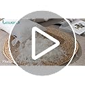 Lewondr 18x18 inch Pillow Insert Set of 2, Down and Feather Throw Pillow Inserts Premium Soft Fluffy with Piping Edge, 100% Down-Proof Square Pillow Insert for Living Room Sofa Couch Bed, White