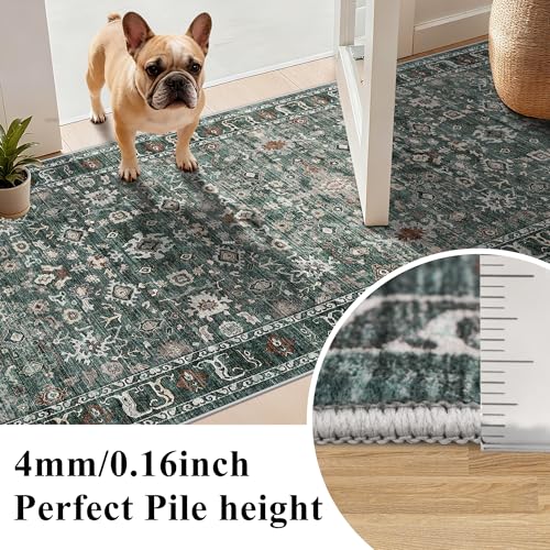 Long Hallway Runner Rug 3x25: Non Slip Runner Rugs with Rubber Backing Soft