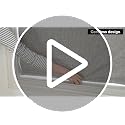 LazBlinds No Tools No Drill Cordless Roman Shades for Windows, Blackout Thermal Insulated UV Blocking Window Blinds, Room Darkening Fabric Blinds for Indoor Windows, 34'' W x 64'' H, Beige
