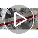 Burgundy Velvet Wired Ribbon, 2.5 Inch x 10 Yards | Champagne Glitter, Two Tone, For Tree, Wreaths, Bows, Gift Wrapping, Wedding Decor
