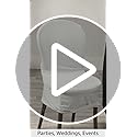 Spandex Chair Cover,25PCS,Living Room Folding Chair Covers,Removable Chair Covers Washable Protector Stretch Chair Cover for Party, Banquet,Wedding Event,Hotel(White)