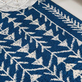 JONATHAN Y Ziri Moroccan Geometric Navy/Cream Indoor Area Rug, 3x5, Bohemian, Scandinavian, Easy-Cleaning for Living Room, Bedroom, Kitchen, Pet Friendly, Non-Shedding (MOH210D-3)