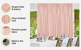 AK TRADING CO. 10 feet x 8 feet IFR Polyester Backdrop Drapes Curtains Panels with Rod Pockets - Wedding Ceremony Party Home Window Decorations - Olive Green
