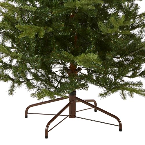 National Tree Company 7.5 ft Unlit Norwegian Spruce Artificial Christmas Tree, 1,325 Tips, Includes Stand, Green