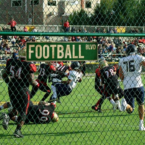 Football Gifts for Boys 8-12 Accessories Football Stuff Teen Boy Room Decor | Football Party Decorations | Wall Sign | Boys 8-12 & Teen Boys | Men Room & Bedroom | Birthday & Christmas Gift