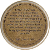 Sand + Fog Scented Candle - Winter White – Additional Scents and Sizes – 100% Cotton Lead-Free Wick - Luxury Air Freshening Jar Candles - Perfect Home Decor – 12oz