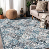 8x10 Washable Area Rug, Non Slip Large Rug for Bedroom Living Room