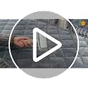 Smiry Couch Cover for Dogs, Non Slip Washable Pet Sofa Protector for Large Dogs, Cats, Fuzzy Plush Sofa Covers for 3 Cushion Couch, Against Fur, Dirt & Scratch Resistant, Grey, 27.6"×70.9"