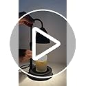 Candle Warmer Lamp with Timer Dimmable, Lamp Candle Warmer Birthday Gifts for Women, Black Adjustable Wax Melter Warmer for Jar Candles, House Warming Gift Home Decor