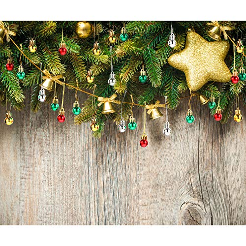 Boao 96 Pcs Christmas Mini Balls Ornaments Miniature Xmas Tree Ornaments Multicolour Shiny Small Hanging Decorations for Christmas Holiday Party Decor(0.79 Inch,Red, Gold, Silver, Green Balls)
