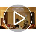 Christmas Tree Topper Lighted with 6 Projection Slides, PliMook Snowflake Christmas Tree Topper LED Rotating 3D Lighted Tree Toppers Glitter Tree Topper Projector for Christmas Tree(Silver)