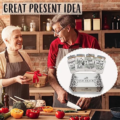 Old Shack Collection – Kitchen Wall Decor Set of 4 – Durable Kitchen Wall Art – Refined Kitchen Decor to Elevate Your Home, Crafted for Lasting Style, Each sign: 8×5 in