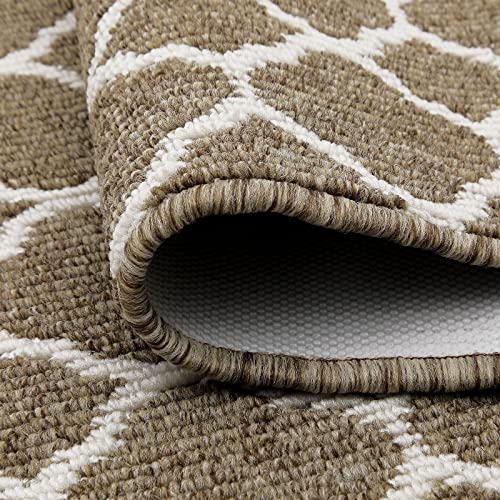 SHACOS Large Door Mats 3'x5' Indoor Entrance Front Door Rug, Brown