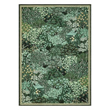 GarveeHome Forest Rugs 5x7, Green Washable Area Rugs for Living Room 5x7, Botanical Low Pile Non Slip Stain Resistance Woodland Rug for Farmhouse, Bedroom, Dining Room