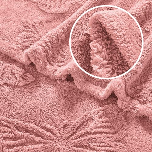 Throw Blankets with Butterfly,Soft Warm Blankets for Lover Mom Father Friends Gifts Pets,Lightweight Fuzzy Blanket for Couch Sofa Bed(Pink,50"x60")