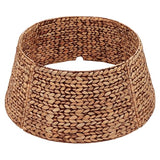 CENBOSS Rattan Christmas Tree Collar, Brown Wash, 36 inch | Easy to Assemble & Store
