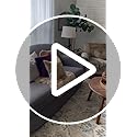 SearchI Stretch Sofa Cover Printed Couch Cover, Floral Pattern 3 Pieces Loveseat Slipcover with 2 Separate Cushion Cover, Washable Furniture Protector for Living Room(Loveseat, Flower Shadow)