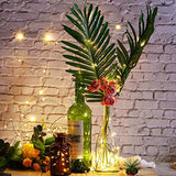 Battery Operated Starry Lights - 18FT 50 Micro LEDs, Warm White, Waterproof, Christmas Tree, Wreath, DIY Wedding