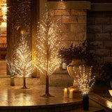 LITBLOOM Lighted Brown Willow Branches 200 Fairy Lights 32IN Plug in with Timer and Dimmer, Tree Branch with Lights for Home Holiday Christmas Decoration