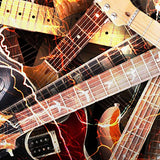 DYNH Music Tapestry, Guitar Musical Tapestry Wall Hanging for Bedroom, Instrument Rock Style Lover Tapestry Home Decor (60" W X 40" H)