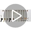USFOOK Antique Silver Curtain Rod 32 to 58 Inch(2.6 to 4.8 ft) with Brackets, 7/8 Inch Splicing Single Curtain Rods for Windows 20 to 54 In, Adjustable Decorative Curtain Pole with Square Finials