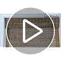 LazBlinds No Tools No Drill Cordless Bamboo Roman Shades, Privacy Room Darkening Window Treatment, Roll Up Bamboo Blinds for Window 26'' W x 64'' H, DP-Natural