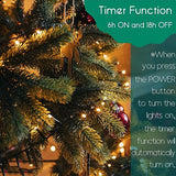 Battery Operated Christmas Lights - 50 LED Mini Lights Battery Operated String Lights Indoor Outdoor String Lights with Timer 8 Modes Fairy Lights for Christmas Tree Wreath Party, Warm White