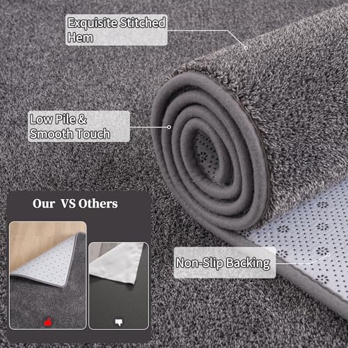 Keeko 3x5 Area Rugs for Living Room,Soft Washable Memory Foam Bedroom Rug