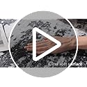 5x7 Area Rug Living Room Rug: Washable Modern Abstract Soft Thin Rug Indoor Floor No Slip Stain Resistant Carpet for Bedroom Dining Room Farmhouse Nursery Home Office - Black