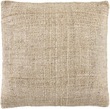 Livabliss x Galey Alix Westport Modern Indoor/Outdoor Accent Pillow, Poly Insert, 20" L x 20" W, Khaki