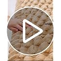 Tiwwie Couch Cover for Dogs Fuzzy Sofa Covers for Pet, Geometric Jacquard Coral Pet-Friendly Washable Non-Slip Sofas Slipcover Cushion Protector Pets Mat Dog Bed Mats