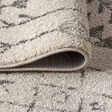 JONATHAN Y Ziri Moroccan Geometric Cream/Gray Indoor Area Rug, 3x5, Bohemian, Scandinavian, Easy-Cleaning for Living Room, Bedroom, Kitchen, Pet Friendly, Non-Shedding (MOH210A-3)