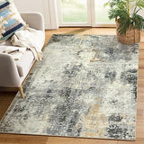 Lahome Modern Abstract Area Rug - 4x6 Grey Rugs for Bedroom Washable Dining Room Rug Living Room Mat, Non Slip Contemporary Indoor Floor Nursery Carpet for Kitchen Laundry Room Entryway