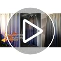 COSVIYA Grommet Ombre Room Darkening Curtains 63 inch Length, Purple and Greyish White Gradient Drapes Light Blocking Insulated Thermal Window Curtains for Bedroom/Living Room,2 Panels,52x63 inches