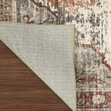 Square Rugs10x10 for Living Room Bedroom - Soft Large Washable Rugs for Playroom Dining Room with Non Slip Backing Indoor Low Pile Floor Carpet 10X10 Brick